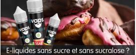 eliquide sans sucralose
