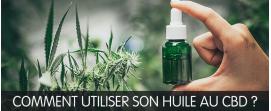 bien utiliser huile CBD