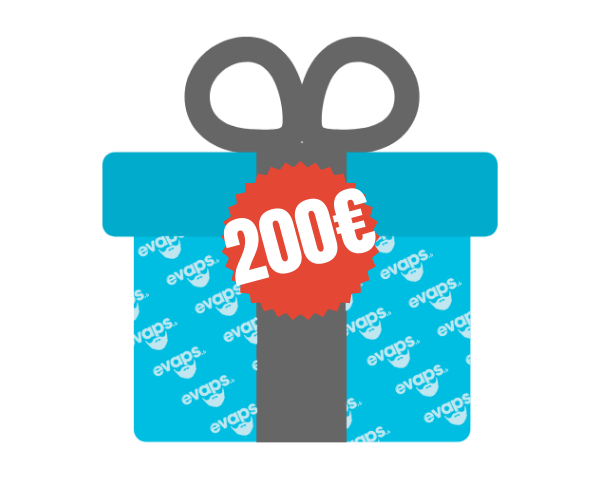 carte cadeau cigarette electronique 200 euros