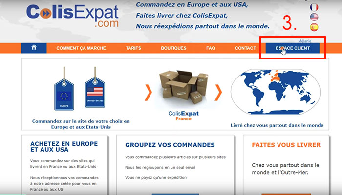 utiliser service colis expat