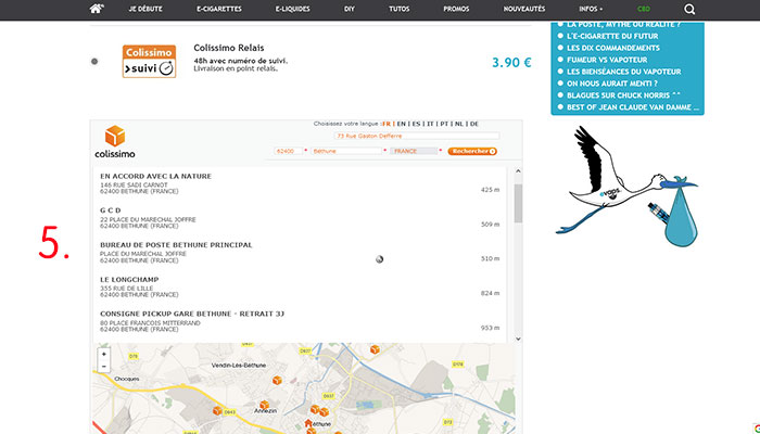 se faire livrer cigarette électronique belgique