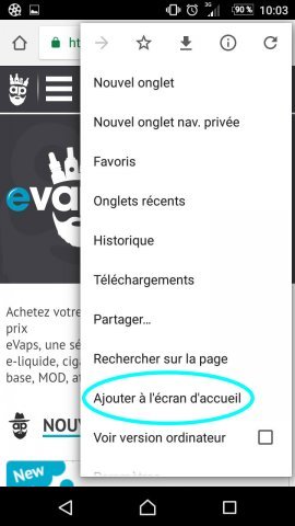 evaps smartphone