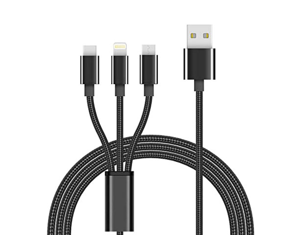 achat chargeur micro usb c lightning