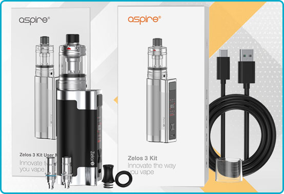 acheter kit aspire zelos 3