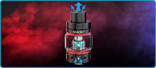 airflow clearomiseur tfv9 scar18 smok