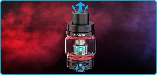 airflow clearomiseur smok tfv9 kit rigel