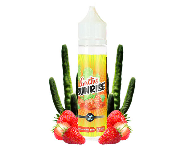 e liquide fraise cactus sunrise aromazon