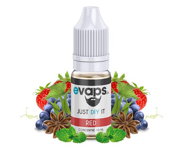 Concentré Red eVaps : arome e-liquide fruits rouges anis, dosage