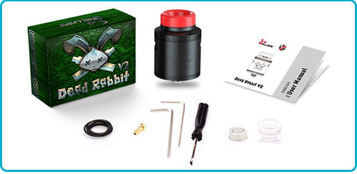 Atomiseur dead rabbit v2 rda coffret hellvape