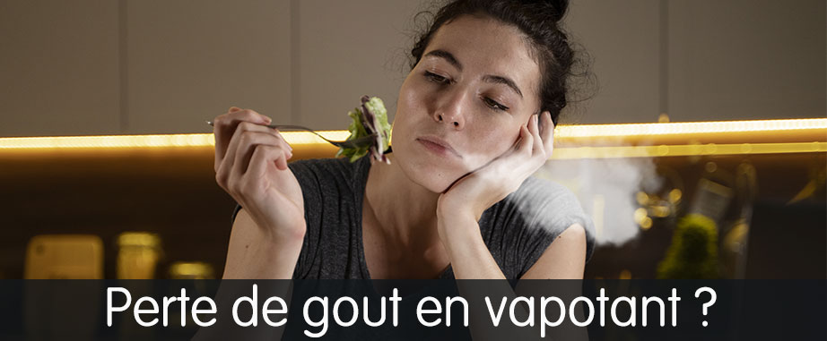 perte de gout vapotage