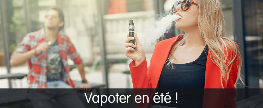 vapoter l'été