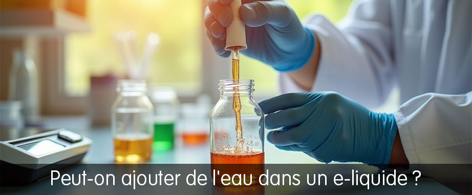 mettre de l'eau dans son eliquide effet
