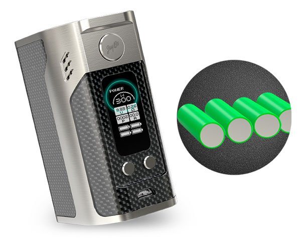 Wismec Reuleaux rx300 ❤️ box mod 4 accus 300w, cigarette