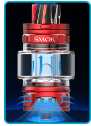 Clearomiseur tfv18 reglage debit vapeur smoktech