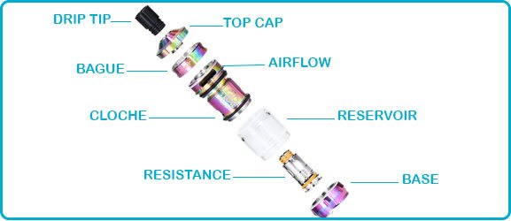 kit z50 geekvape utilisation clearomiseur