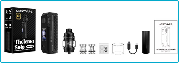 coffret kit thelema solo 100 pro lost vape
