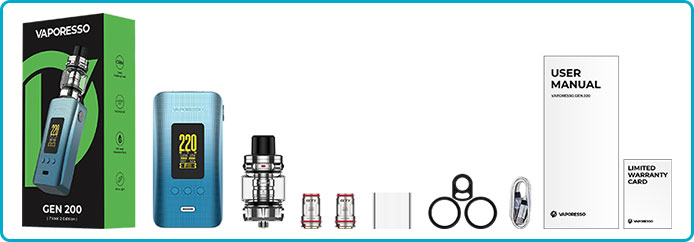 kit complet gen 200 vaporesso