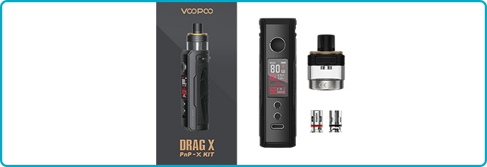 kit complet voopoo drag x pnp-x knight