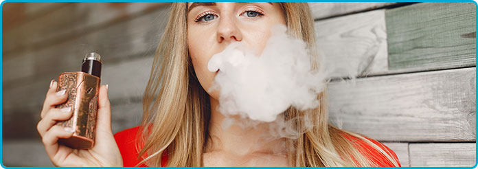 jeune intermittent et vapotage