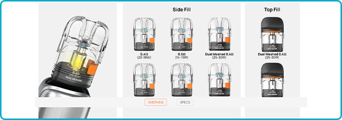 cartouche pour pixo max