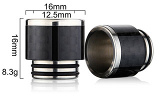 drip tip 810 original inox carbone avec joint