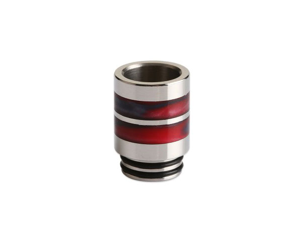 prix drip tip 810 inox resine ring rouge
