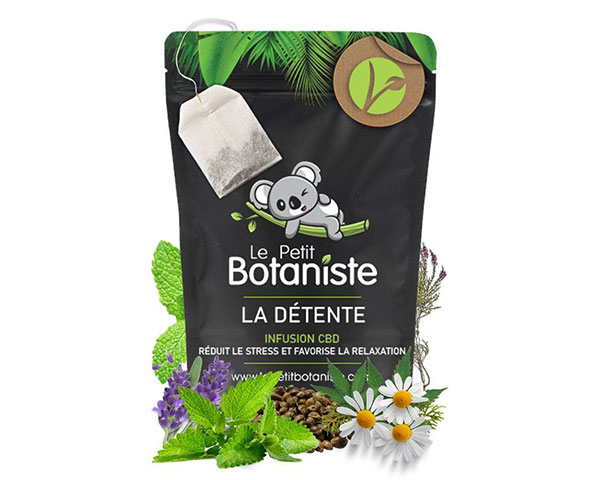 Infusion CBD la Détente ❤️ achat tisane anti-stress, camomille relaxante