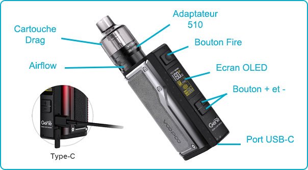 mode d'emploi voopoo argus gt