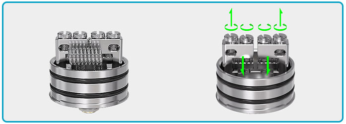 Kit Vandy Vape Bonza RDA double coils