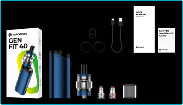 pack ecigarette vaporesso gen fit 40