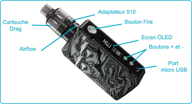 mode d'emploi drag 2 voopoo refresh edition