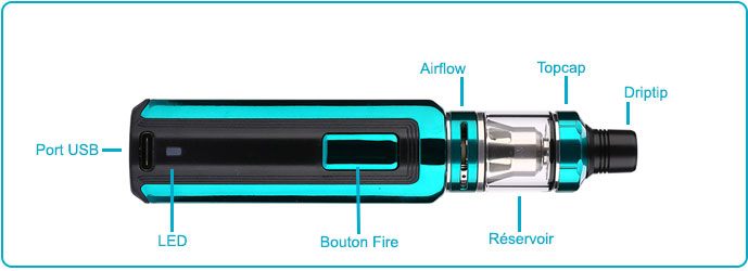 Kit Exceed X vue détaillée Joyetech