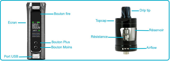 Kit kroma r vue detaillée innokin