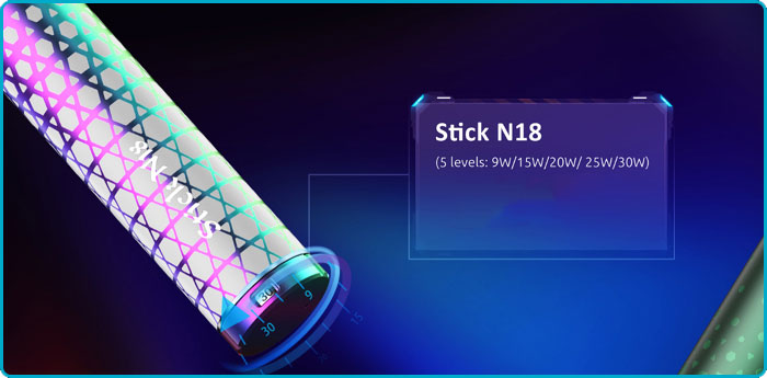 stick n18 puissance test