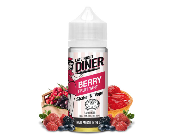 achat e-liquide berry fruit tart late night diner