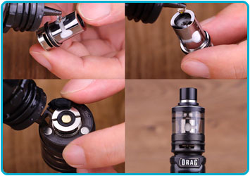 comment mettre liquide kit drag x plus pro voopoo