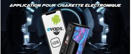 application vape cigarette électronique