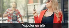 vapoter l'été