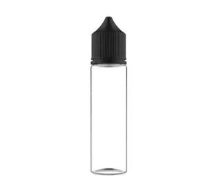 achat flacon e liquide transparent bouchon noir 60ml