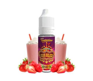 e liquide tentation 30/70 10ml milkshake fraise liquideo