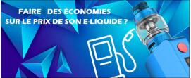 economie e liquide cigarette electronique