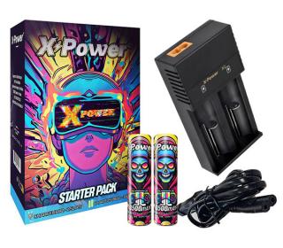 Pack accus 18650 et chargeur puissant