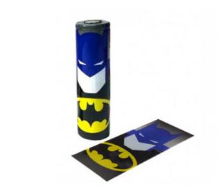 Wrap accu 18650 batman thermoretractable