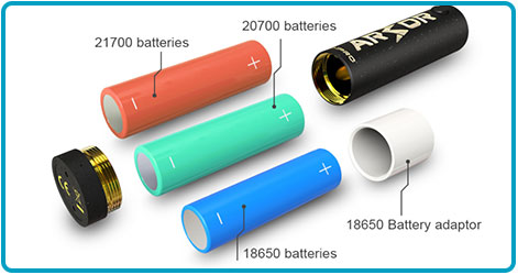 Armor Prime Mod Ehpro accu 21700 20700 18650