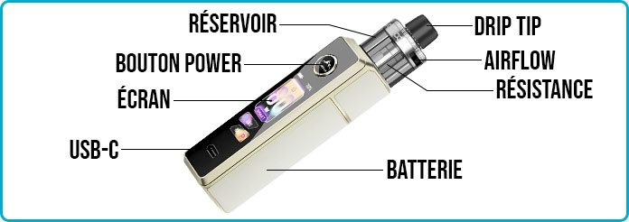 utiliser drag x3 dtl voopoo