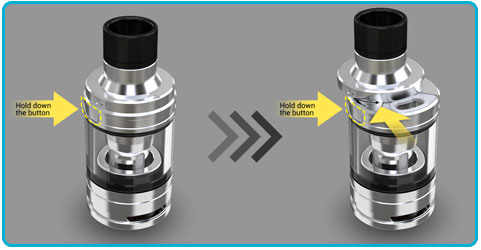 Notice d'utilisation istick pico x avec clearomiseur melo 4 d22 remplir e-liquide