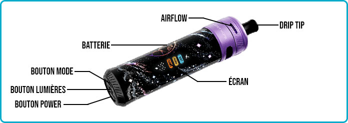 Chicha lost vape astara mode d'emploi