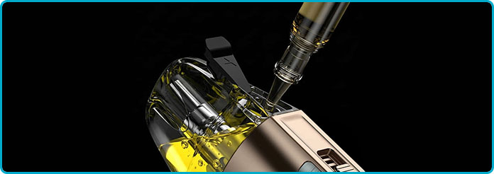 comment remplir vaporesso luxe x