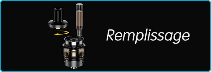 remplissage tank vaporesso gen fit 40