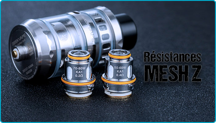 clearomiseur subohm p tank résistance mesh geekvape